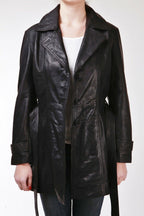 Womens 3/4 Length Trench Coat-Ranchi