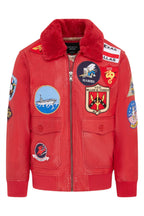 Mens Top Gun A2 Leather Bomber Jacket-San Diego