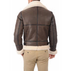 Men's Foxy Brown Shearling Leather Jacket