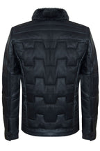 Men's Leather Quilted Biker Jacket - Guayaquil