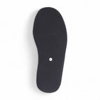Men's Genuine Sheepskin Navy Suede Mule Winter Warm Non-Slip - Highland