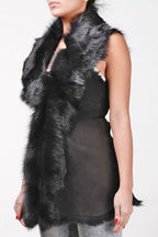 Women's Toscana Sheepskin Long Gilet-Sorocaba