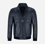 RODERICK Classic Leather Bomber Jacket for Men