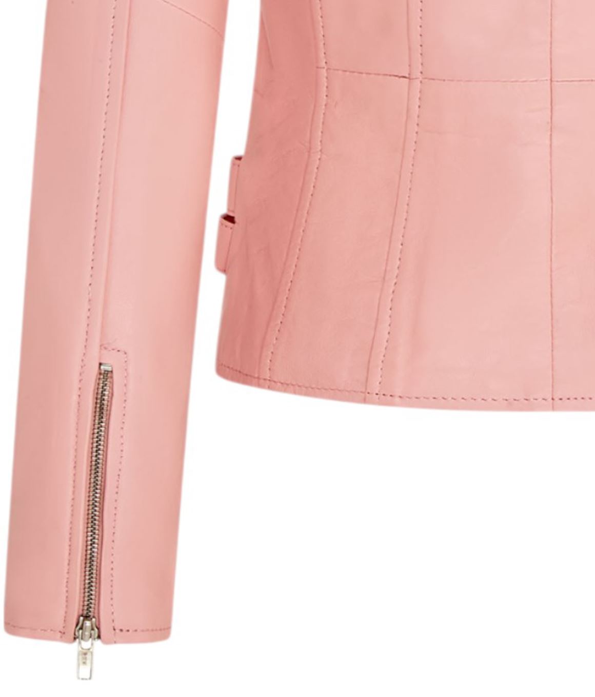 Womens Leather Vintage Brando Biker Jacket-Orlando