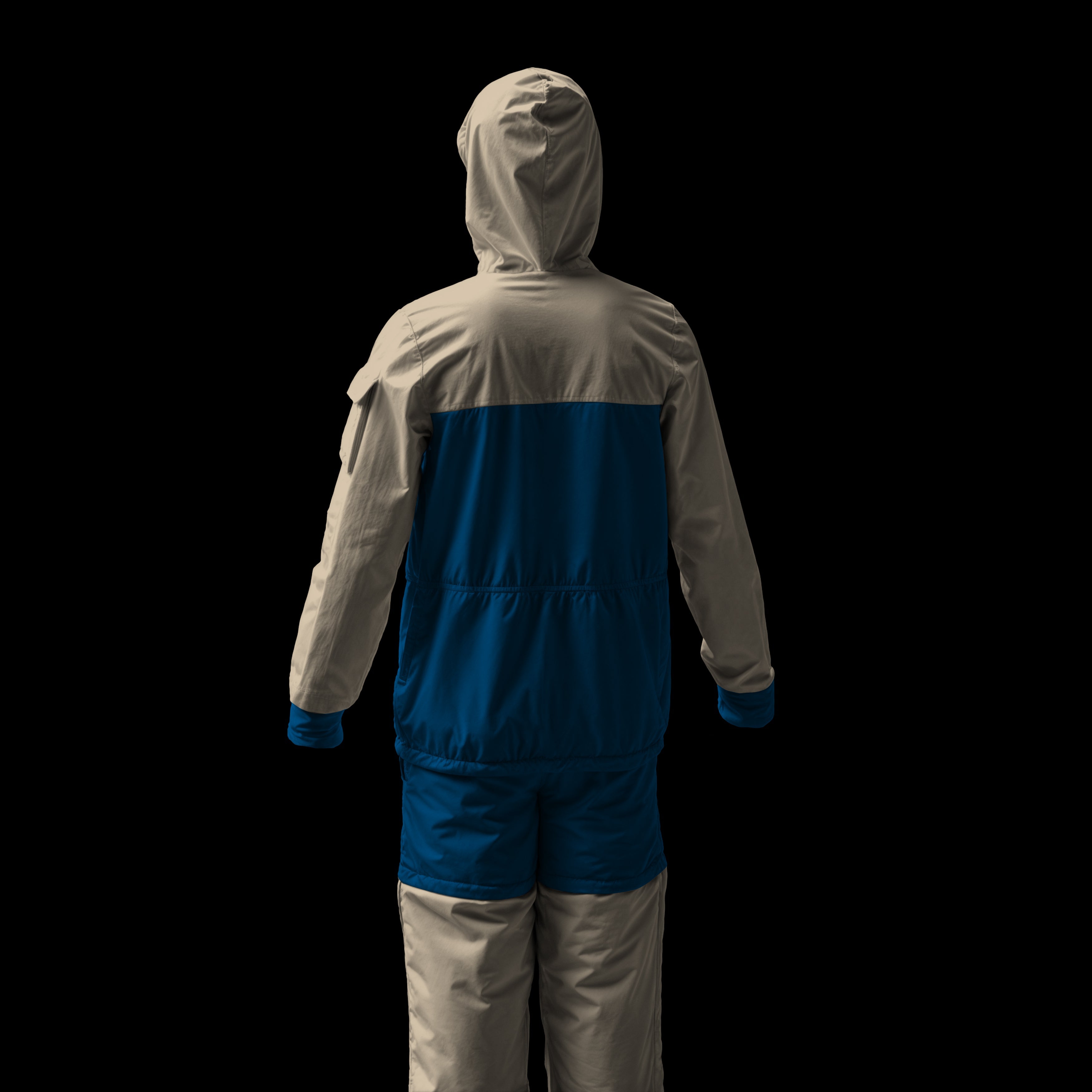 Custom Dejuan white Jacket and Pants