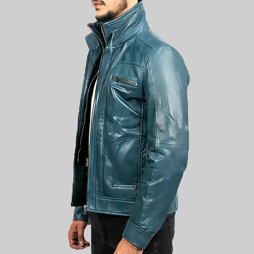 Hayden Blue Biker Jacket