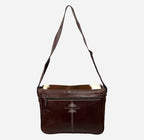 Unisex Hair on Hide Leather Crossbody Satchel Bags