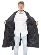 Mens Leather Full Length Trench Coat-Appleton
