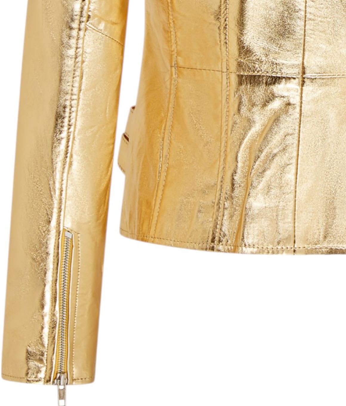 Womens Leather Vintage Brando Biker Jacket-Orlando