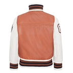 Kids Letterman Leather Varsity College Bomber Jacket 3-13 yrs