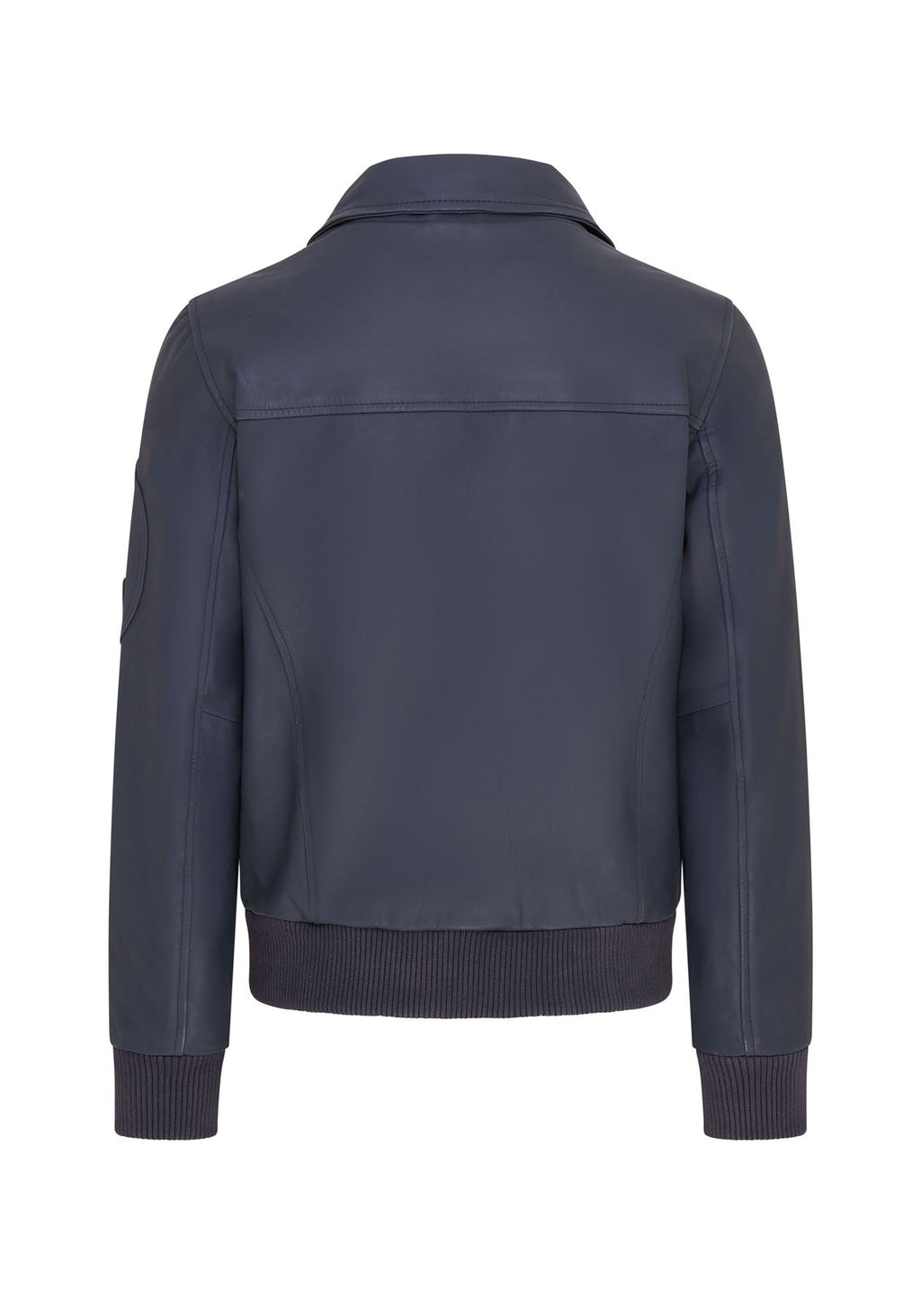 Mens A2 Cowhide Leather Bomber Jacket-Eura