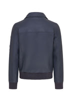 Mens A2 Cowhide Leather Bomber Jacket-Eura