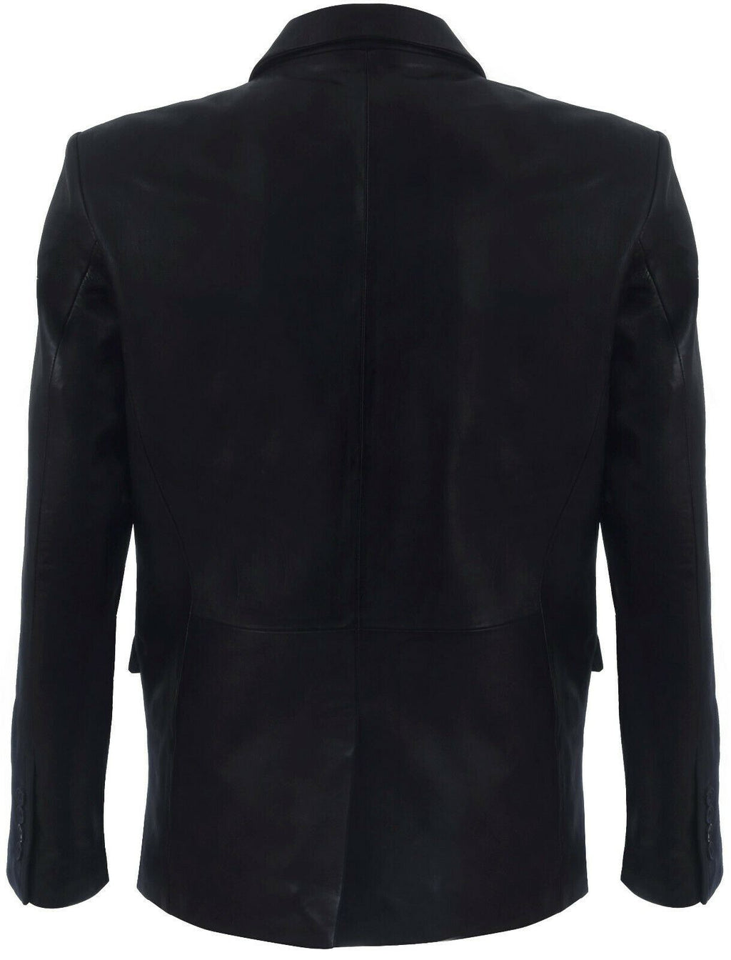 Mens Jacket Leather Blazer Soft Italian Fitted Vintage Coat