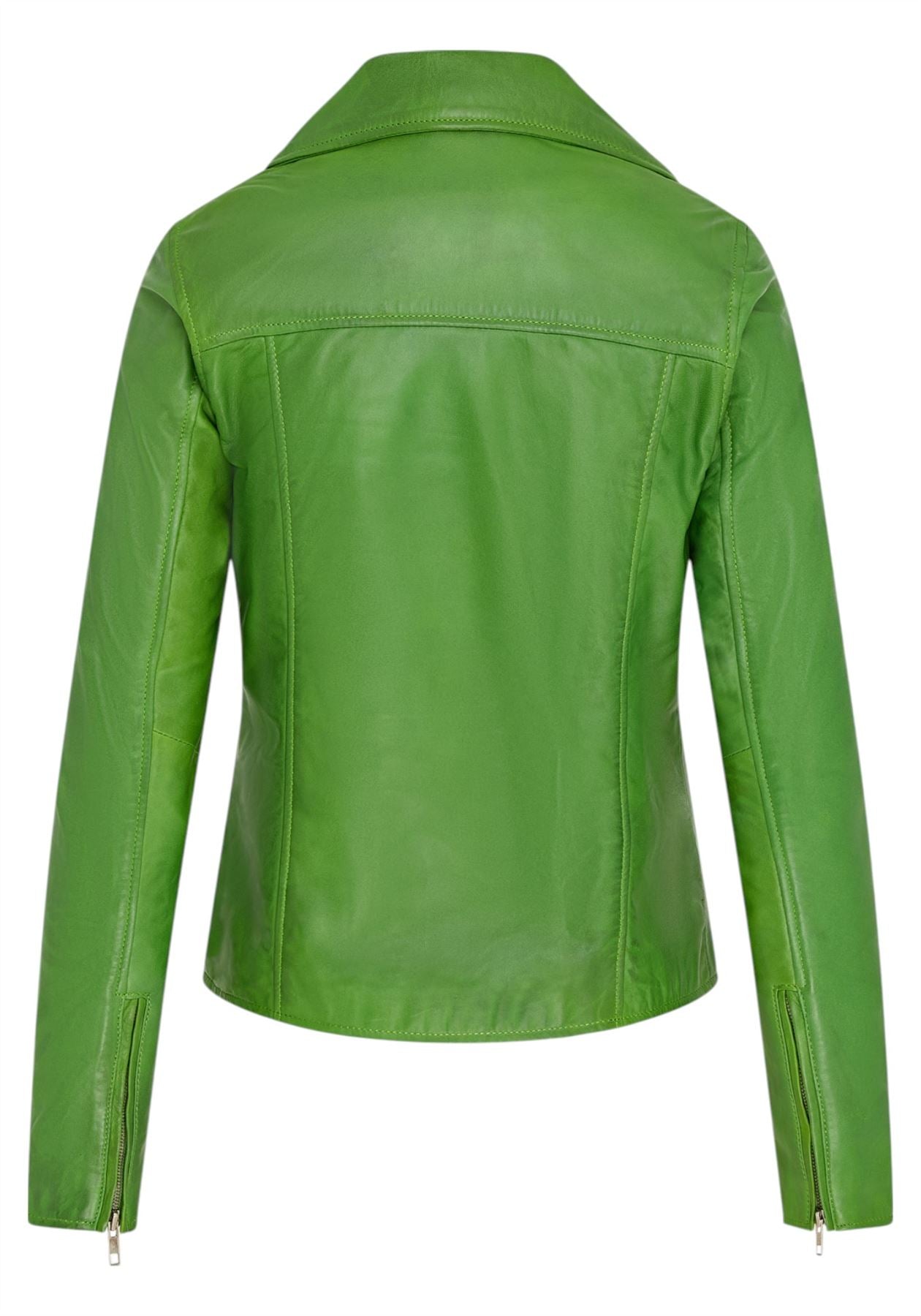 Women's Classic Brando Biker Leather Jacket - Broome