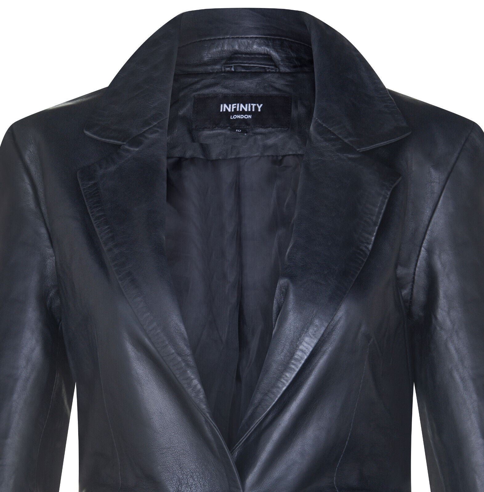 Womens Soft Leather Blazer Jacket-Apeldoorn