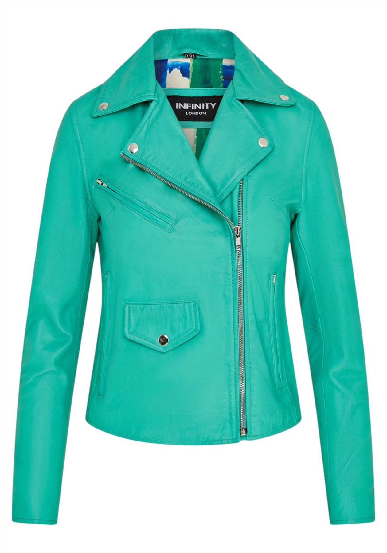 Women's Classic Brando Biker Leather Jacket - Broome