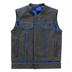 First Mfg Co - The Club Cut - Men's Motorcycle Biker Riding Leather Vest