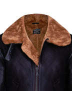 Mens B3 Aviator Real Sheepskin Leather Flying Jacket-Oxford