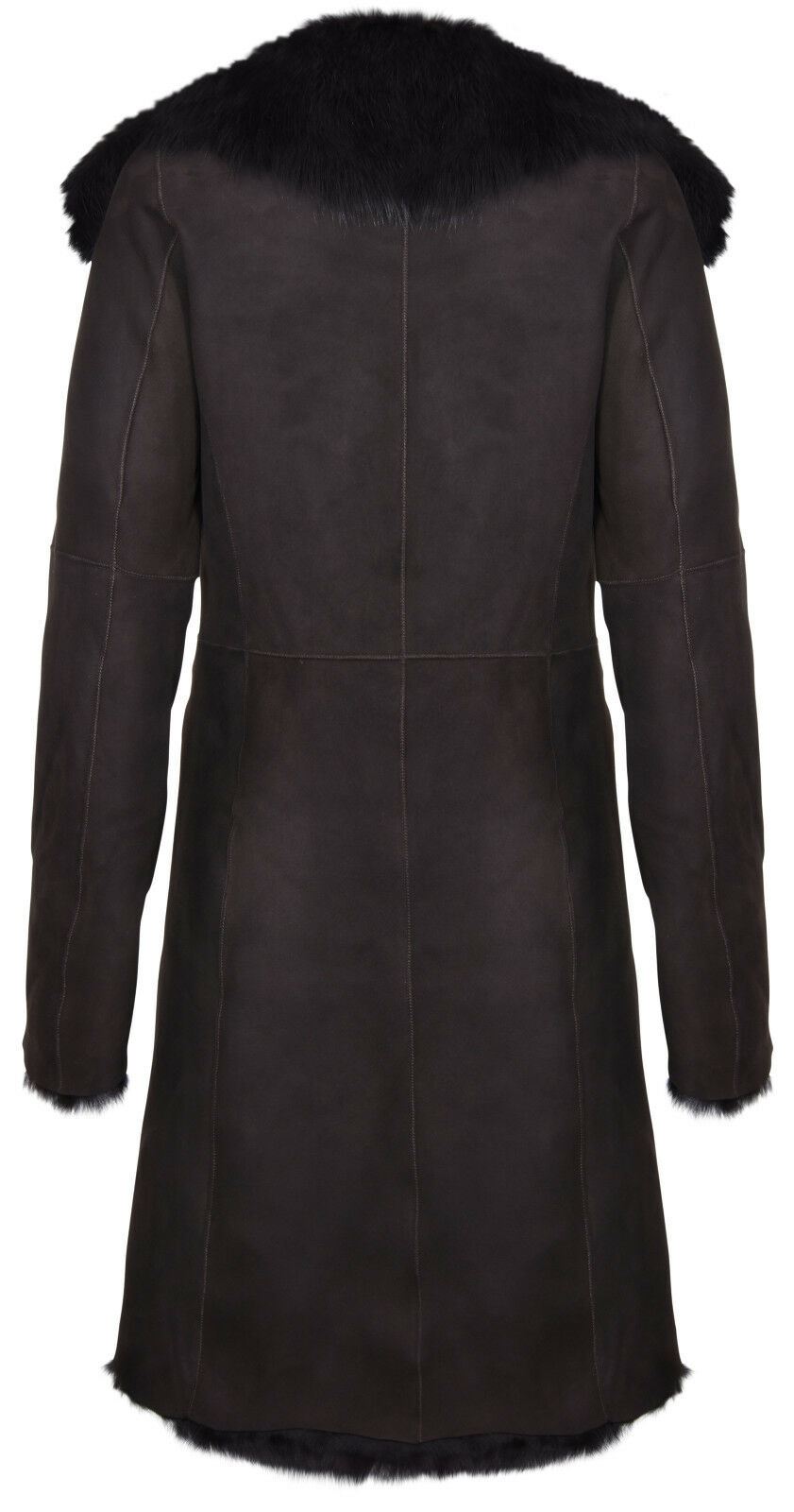 Womens Toscana Sheepskin Suede Trench Coat-Tbilisi