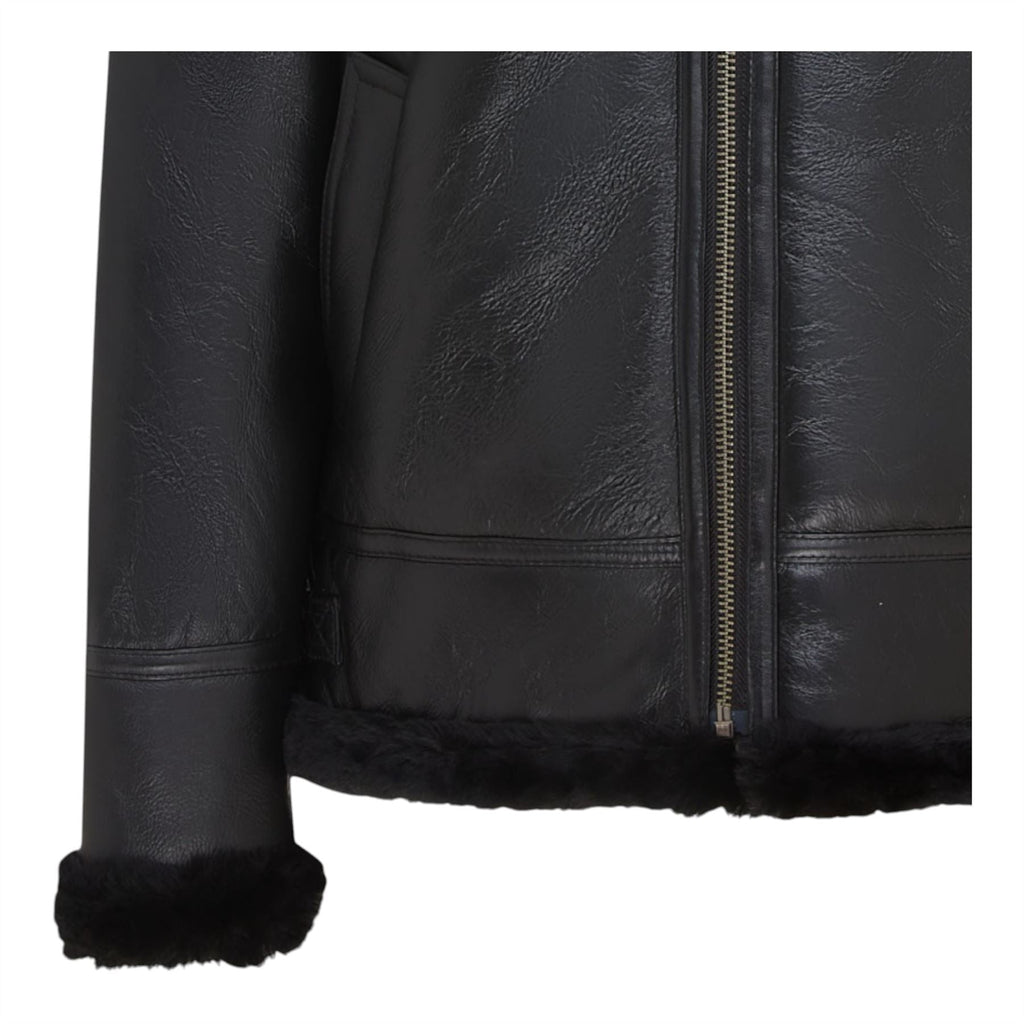 Mens B3 Aviator Real Sheepskin Leather Flying Jacket-Oxford