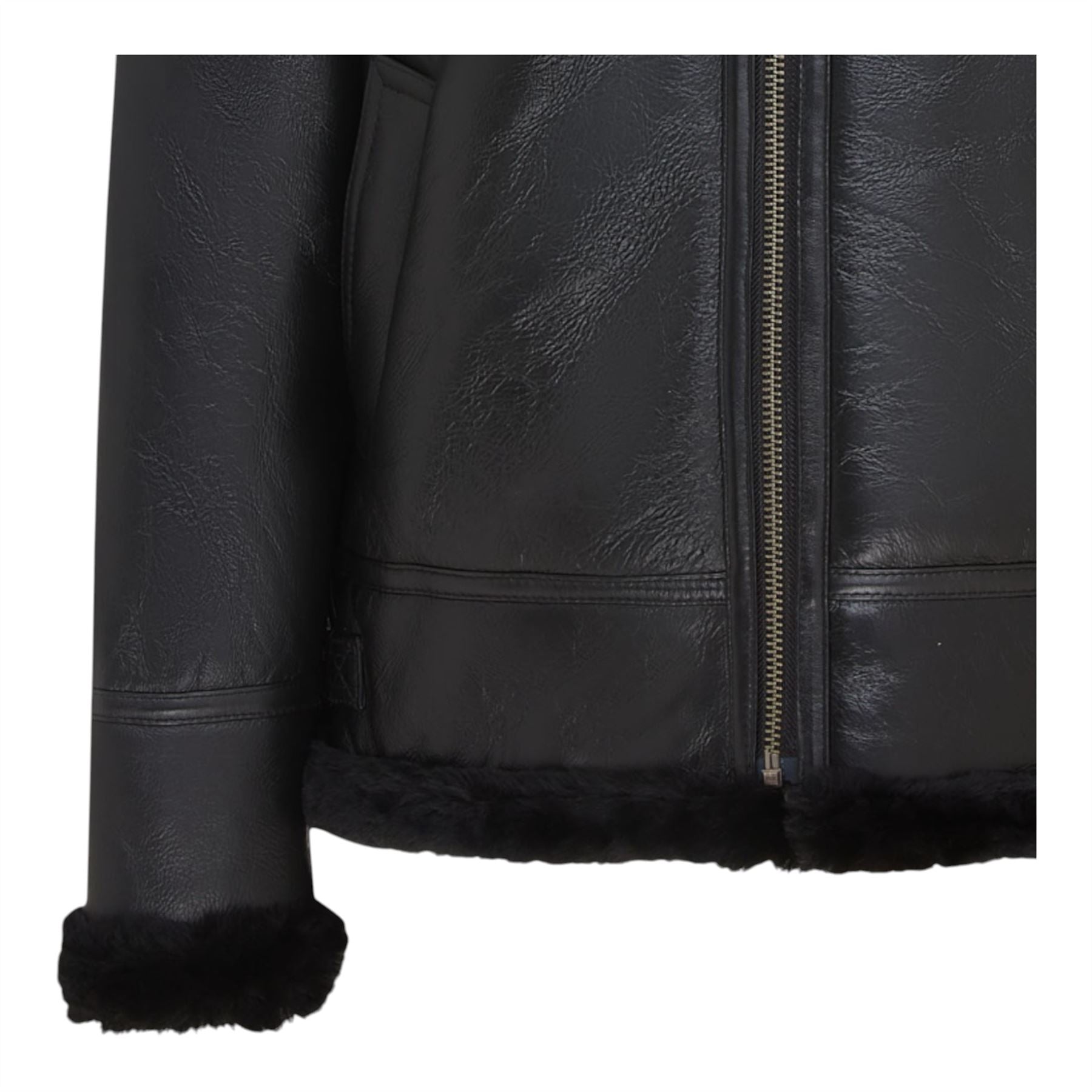 Mens B3 Aviator Real Sheepskin Leather Flying Jacket-Oxford