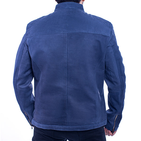 Classic Blue Suede Jacket