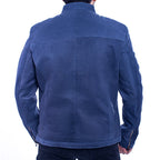 Classic Blue Suede Jacket