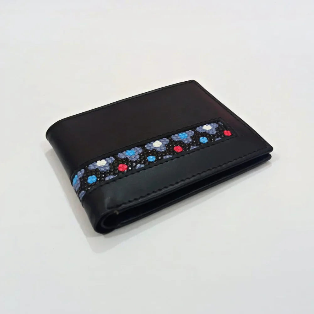 Black Leather Men's Wallet