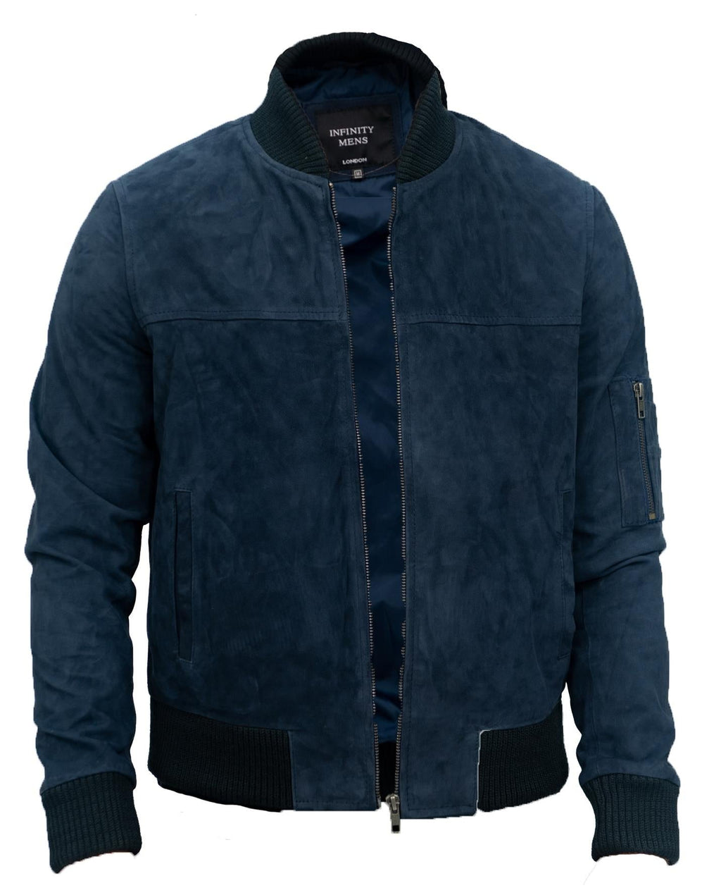 Mens Goat Suede MA-1 Bomber Jacket-Auckland