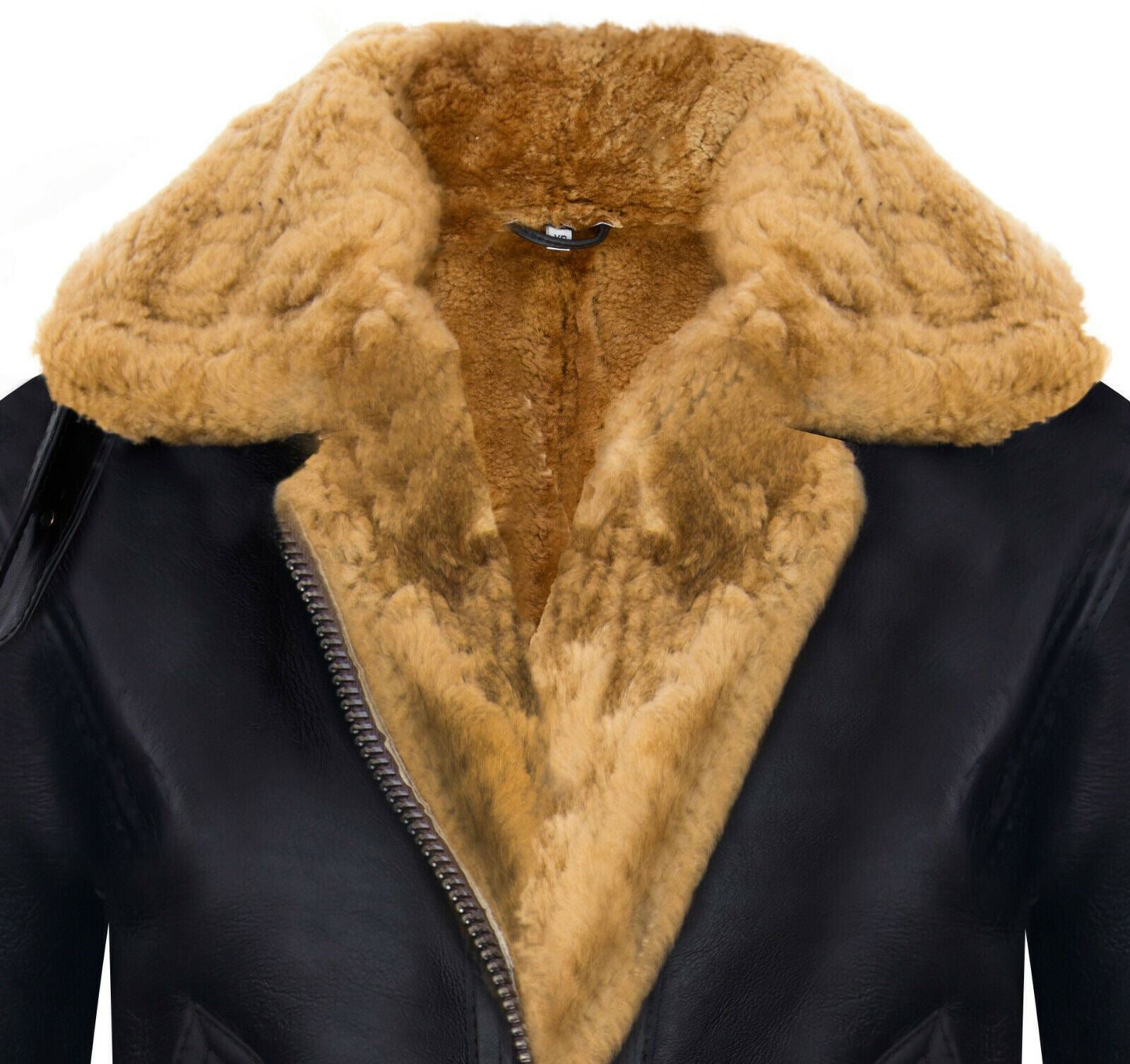 Womens Hooded Sheepskin Flying Leather Jacket-Palermo