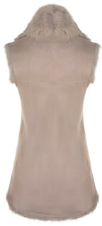 Women's Toscana Sheepskin Long Gilet-Sorocaba