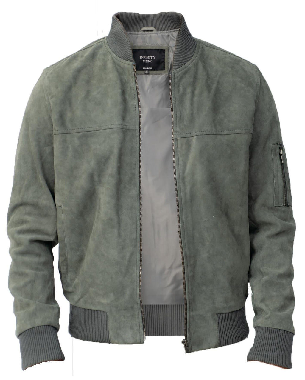 Mens Goat Suede MA-1 Bomber Jacket-Auckland