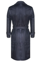 Mens Leather Full Length Trench Coat-Appleton