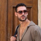 De-Gamme Brown Rectangle Polarized Sunglasses - Rome