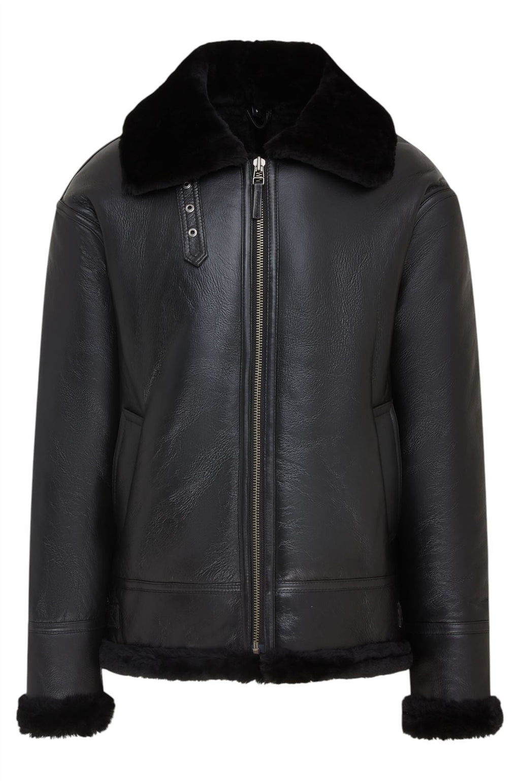 Mens B3 Aviator Real Sheepskin Leather Flying Jacket-Oxford