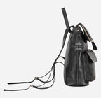 Women's Leather Backpack Leather Rucksack Black