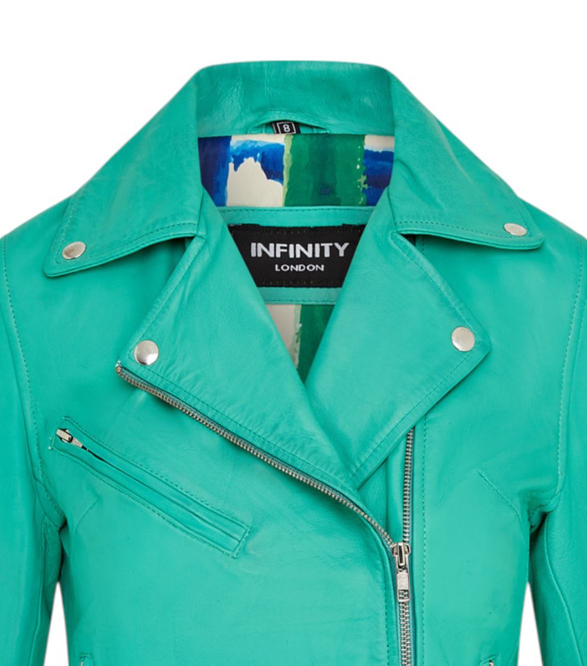 Women's Classic Brando Biker Leather Jacket - Broome