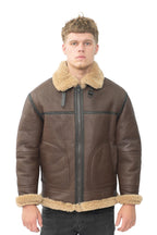 Mens B3 Shearling Sheepskin Aviator Jacket-Gloucester