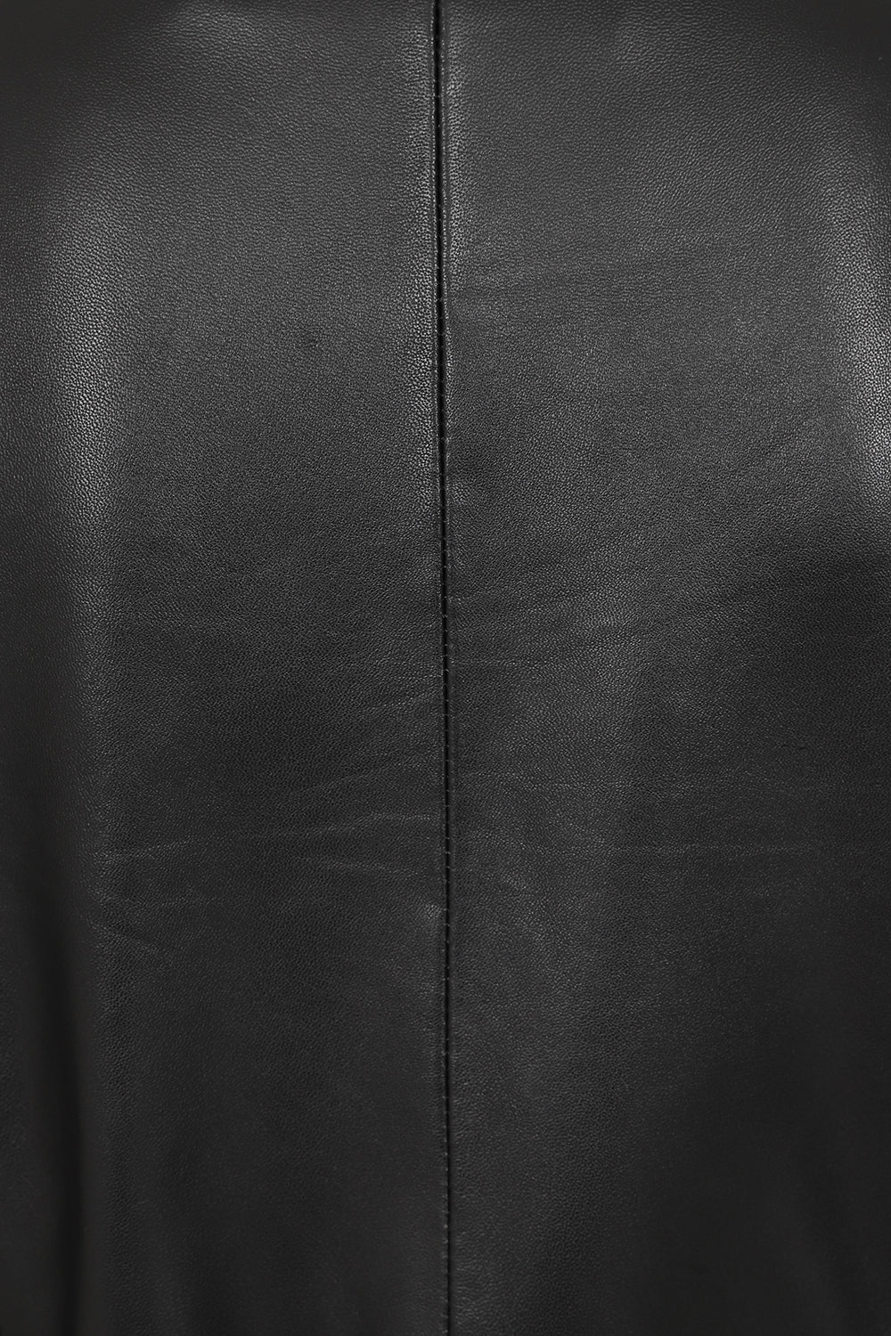 Women's Long Leather Classic Genuine Coat - 'LOLA'