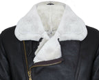 Mens Sheepskin Leather WW2 Bomber Jacket-Tucson