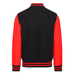 Letterman Baseball Wool Leather Varsity Bomber Jacket - Genoa