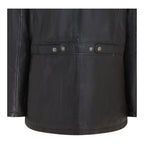 Men’s Leather Military Jacket Outwear Trenchcoat - Field