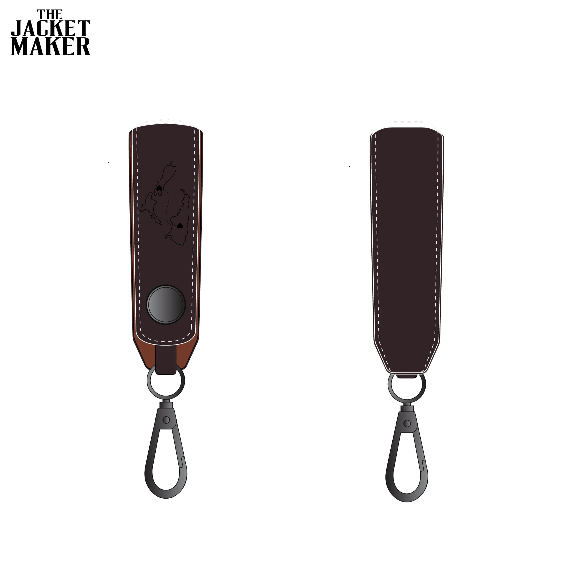 Custom Lili Alraune Leather Keychain