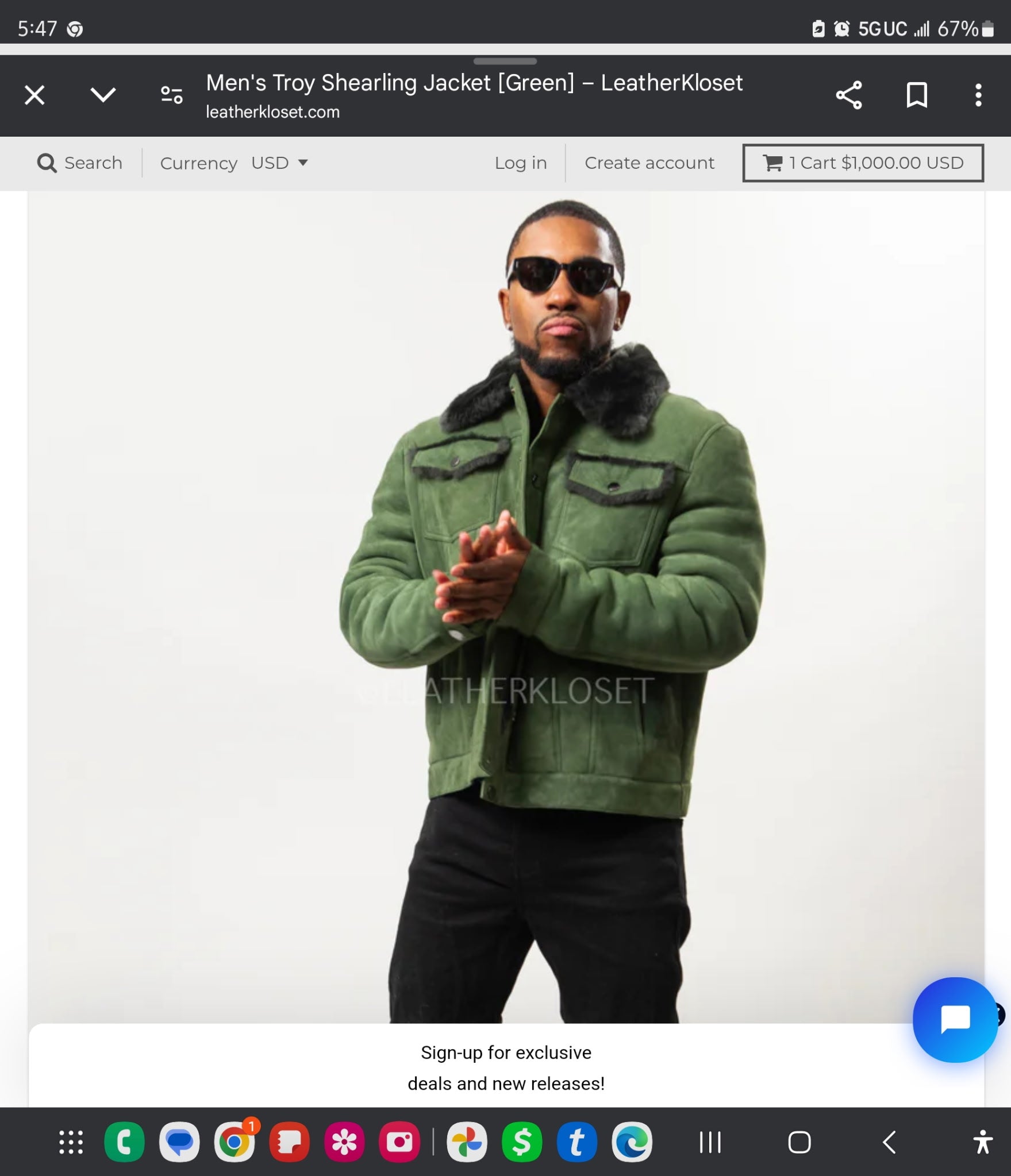 Custom Rufus Bradford Suede Jacket