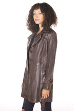 Womens 3/4 Length Trench Coat-Ranchi