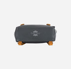 Grey Vintage Leather Backpack  iPad Friendly Shoulder Bag