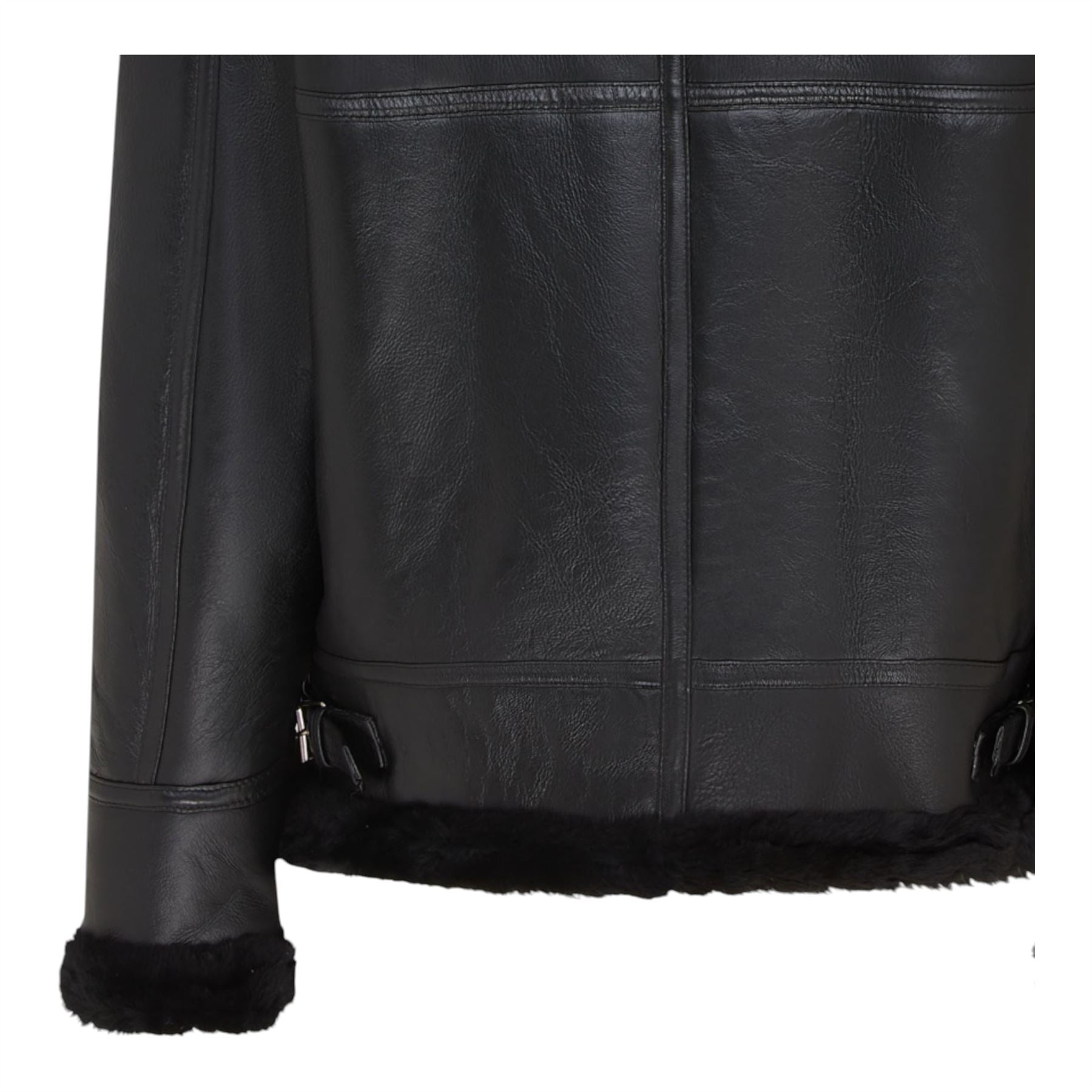 Mens B3 Aviator Real Sheepskin Leather Flying Jacket-Oxford