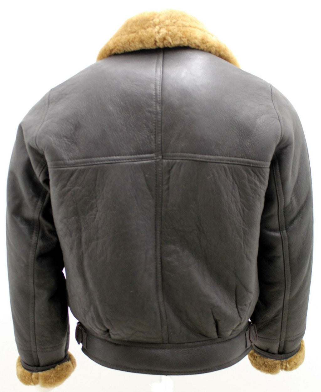 Mens Sheepskin Leather WW2 Bomber Jacket-Tucson