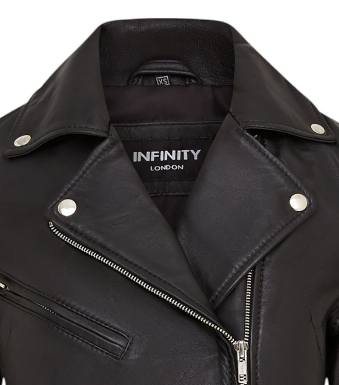 Women's Classic Brando Biker Leather Jacket - Broome