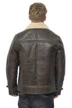 Mens Sheepskin Classic Safari Jacket-Arezzo